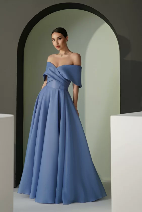 Вечернее платье 417-03-indigo